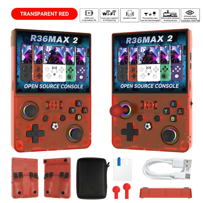 R36 MAX 2 Handheld Game Console